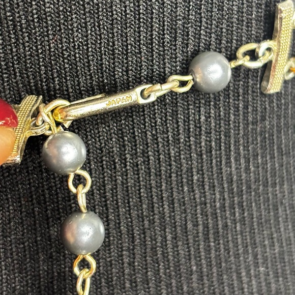 Vintage Elegant Multi-Color Beaded Necklace ✨ - Picture 4 of 4